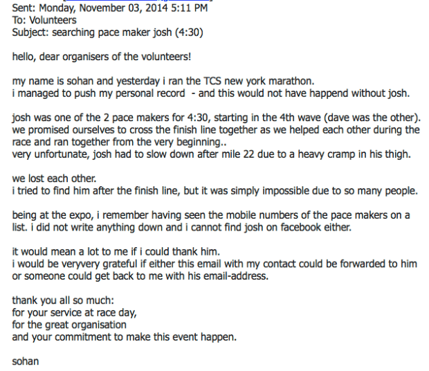 Sohan Email #1