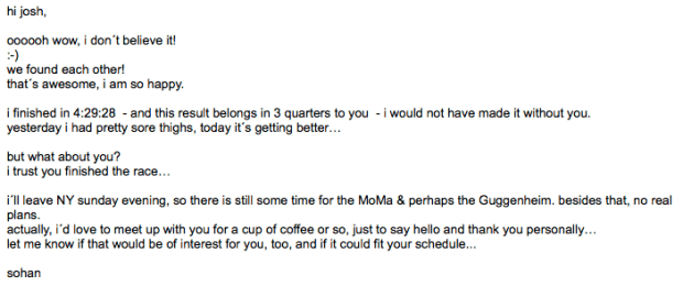 Sohan Email #2